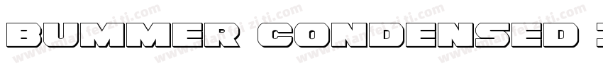 Bummer Condensed It字体转换